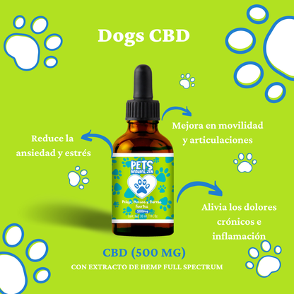 CBD 500mg (Perros Medianos)